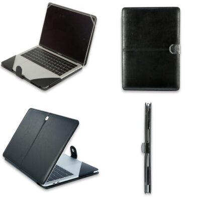 حقيبة جلدية للكمبيوتر المحمول ماك بوك