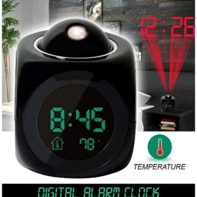 Electronic LCD Digital Projection Time Alarm Clock