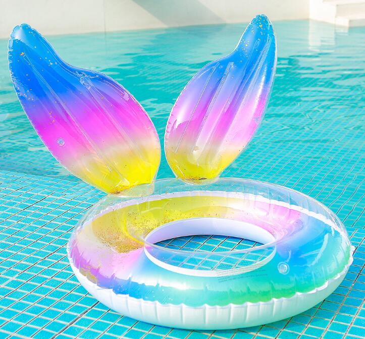 Rainbow Mermaid Swimming Ring K Dragon Mart Online Shopping K