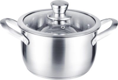 304 Stainless Steel Double Handle Stockpot - 24cm