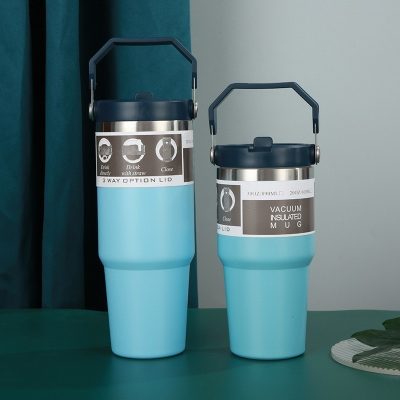 Portable 304 Stainless Steel Vacuum Insulated Car Cup 900ml - Image 2