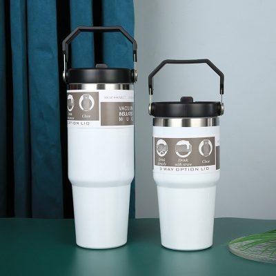 Portable 304 Stainless Steel Vacuum Insulated Car Cup 900ml - Image 4