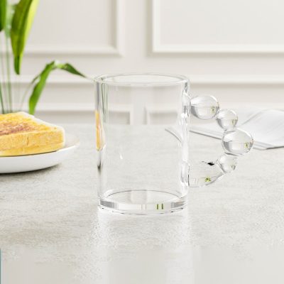 Glass Cup with Handle 6pcs Set