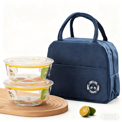 ⁦Glass Bowl 2pcs 650ml with Bag⁩ - الصورة ⁦4⁩