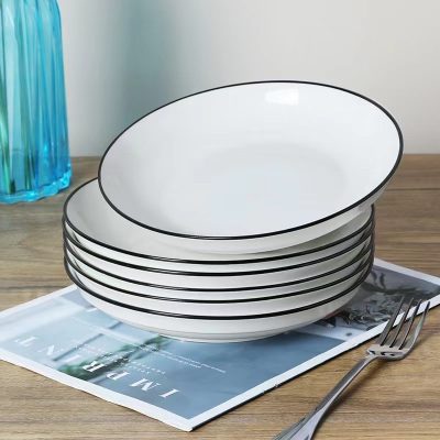 Ceramic Tableware Bowl Plate Spoon 12pcs Set