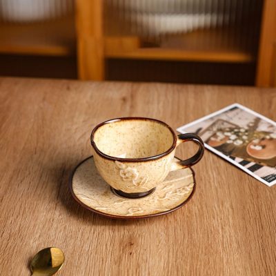 Ceramic Coffee Cup and Saucer 180ml - Image 3