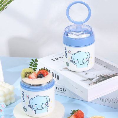 ⁦Childlike Portable Stainless Steel Soup Cup 530ml⁩ - الصورة ⁦3⁩