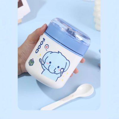 ⁦Childlike Portable Stainless Steel Soup Cup 530ml⁩ - الصورة ⁦4⁩