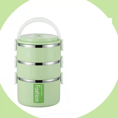 Stainless Steel Deep Bottom Lunch Box 3 Layers 16.5*14.8*23.5cm - Image 4