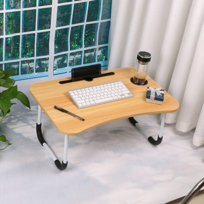 Foldable Desk Laptop Table 60*40cm - Card Slot Cup Holder - Image 6