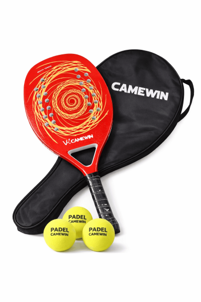 Carbon Fiber Padel Racket with Padel Ball 3pcs Set - Image 4