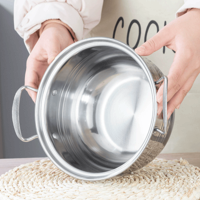 400 Series Stainless Steel Pot 3pcs Set (16-18-20cm)