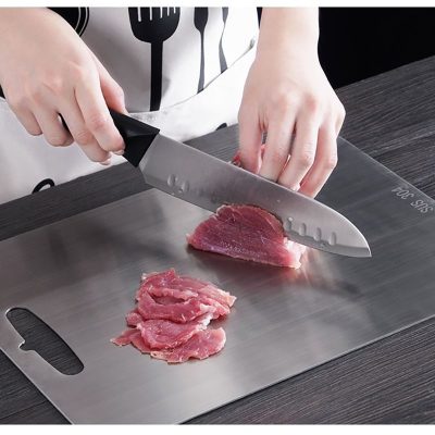 ⁦304 Stainless Steel Cutting Board 30*46cm⁩ - الصورة ⁦4⁩