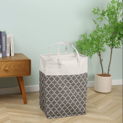 Foldable Fabric Laundry Basket with Handles 40*30*60cm 75L - Image 3