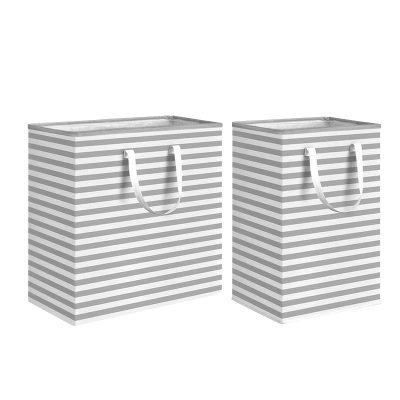 Foldable Fabric Laundry Basket with Handles 40*30*60cm 75L - Image 6