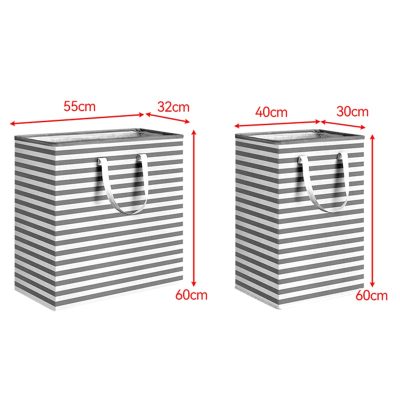 Foldable Fabric Laundry Basket with Handles 40*30*60cm 75L - Image 7