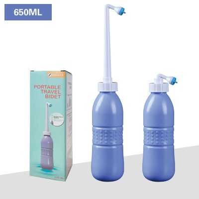 Portable Travel Bidet Sprayer 650ml - Blue - Image 3