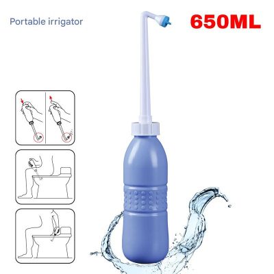 Portable Travel Bidet Sprayer 650ml - Blue - Image 4