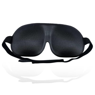 ⁦Light Blocking Sleep Eye Mask - Black⁩ - الصورة ⁦5⁩