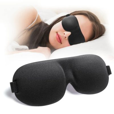 Light Blocking Sleep Eye Mask - Black