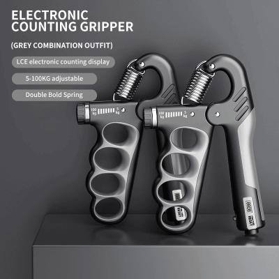 5-100KG Adjustable Resistance Hand Gripper 110mm*160mm - Image 9