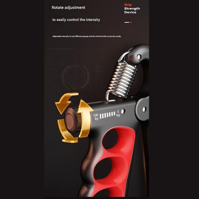 5-100KG Adjustable Resistance Hand Gripper 110mm*160mm - Image 13