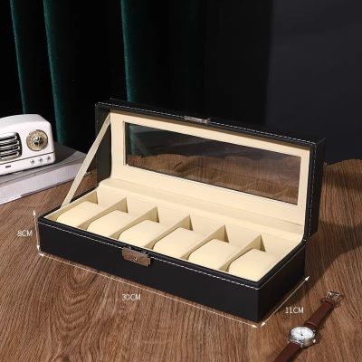 Leather Watch Storage Box - Image 3