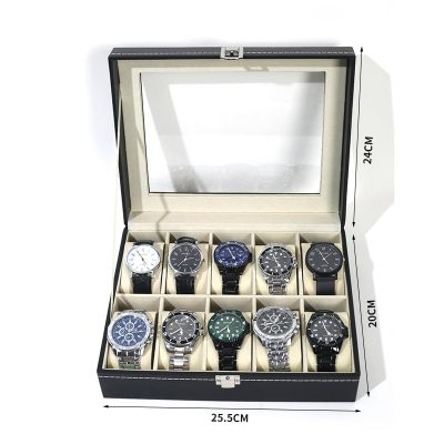 Leather Watch Storage Box - Image 4