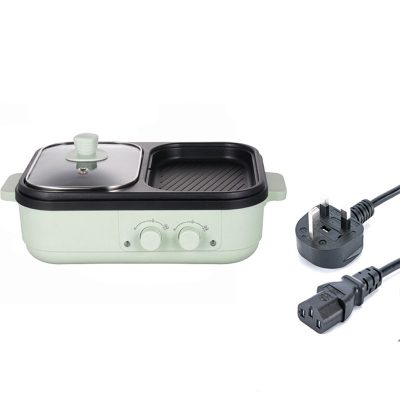 2-in-1 Multifunctional Electric Barbecue Grill & Hot Pot 34*21.5*13cm - Image 3