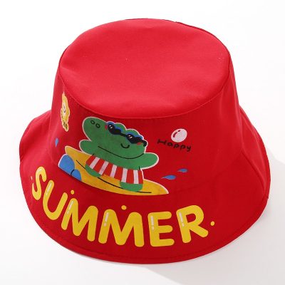 Children's Sun Hat with Windproof Strap