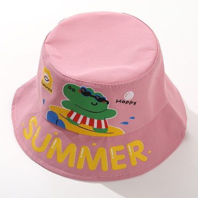 ⁦Children's Sun Hat with Windproof Strap⁩ - الصورة ⁦4⁩