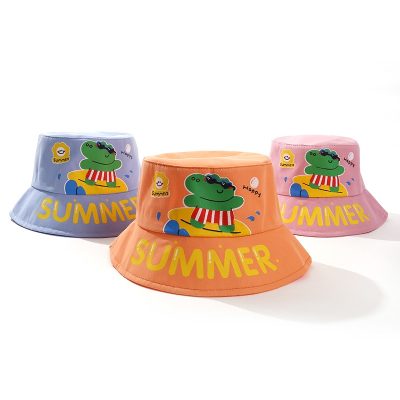 ⁦Children's Sun Hat with Windproof Strap⁩ - الصورة ⁦11⁩