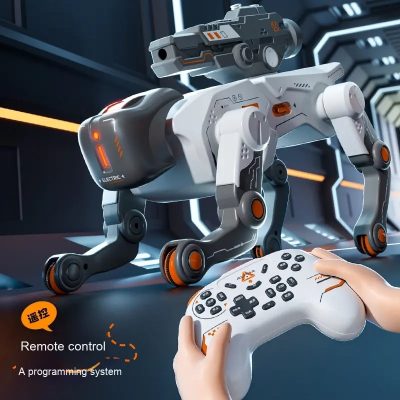 RC Robt Dog with gun white