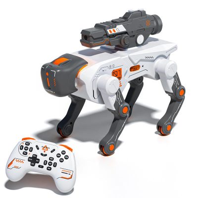 RC Robt Dog with gun white - Image 3