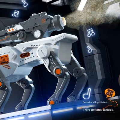 RC Robt Dog with gun white - Image 4