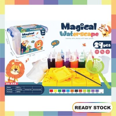 Magic Water Large Storage Box Playset (29 PCS)