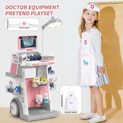 Dental Medical Cart Playset (Pink) - Image 4