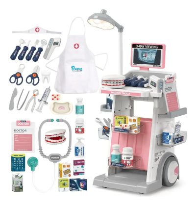Dental Medical Cart Playset (Pink) - Image 5