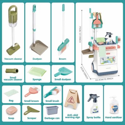 Cleaning Cart Playset (Non-Electric) - Image 5