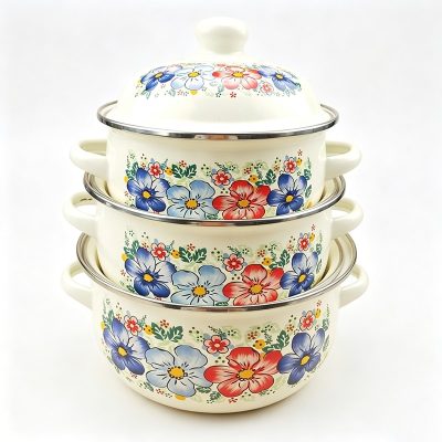 Enamel Cookware Set 3pcs