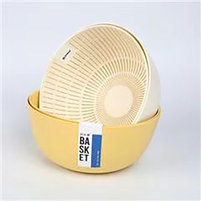 HL-9507 Japanese-style PP Round Drain Basket 23.5**23.5*10.5cm