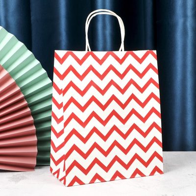 Paper Gift Bag – Mixed Colors & Designs (Random Selection) - Image 8