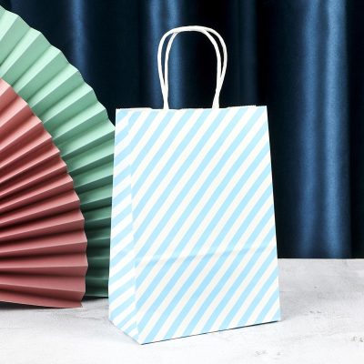 Paper Gift Bag – Mixed Colors & Designs (Random Selection) - Image 6
