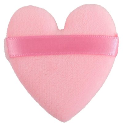 Pink Heart-Shaped Makeup Sponge 65*60mm