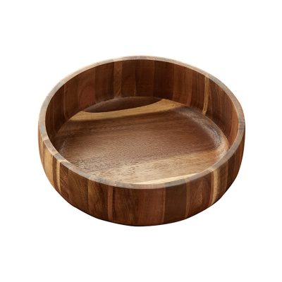 Heat Insulation and Anti-scald Wooden Bowl 25*8cm