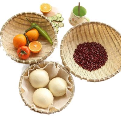 Bamboo Natural-colored Basket - Image 4