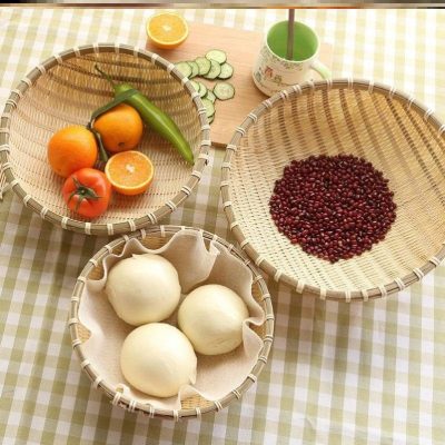 Bamboo Natural-colored Basket - Image 2