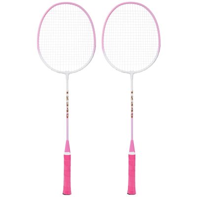 E-290 Iron Alloy 2pcs Badminton Racket with 2pcs Balls and 1 Bag - Image 2